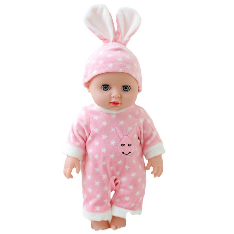 12-Inch White Fashion Doll - Dress-Up, Stuffed Toy for Girls, Playhouse & Reborn Doll