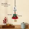 2026 Dragon Boat Festival Mugwort Fan Pendant & Indoor Sachet Bells for Door Handle and Decoration