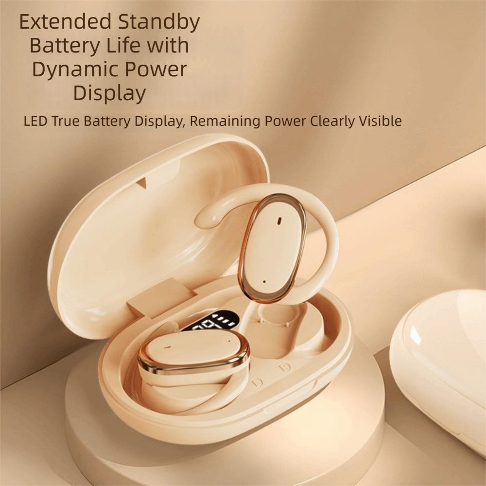 Smart LED Display Bluetooth Earbuds Earhook Design Sports Headphones  Music Listening