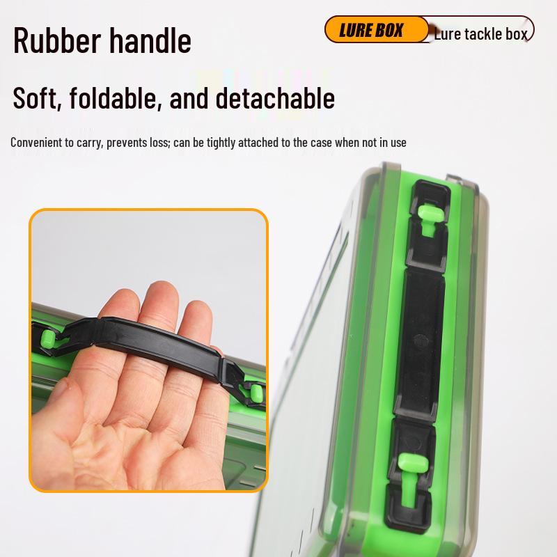 Zweischichtige doppelseitige Angelköder-Aufbewahrungsbox