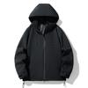 Men's  Leisure  Loose  Windbreaker  Hooded  Hood  Coat
