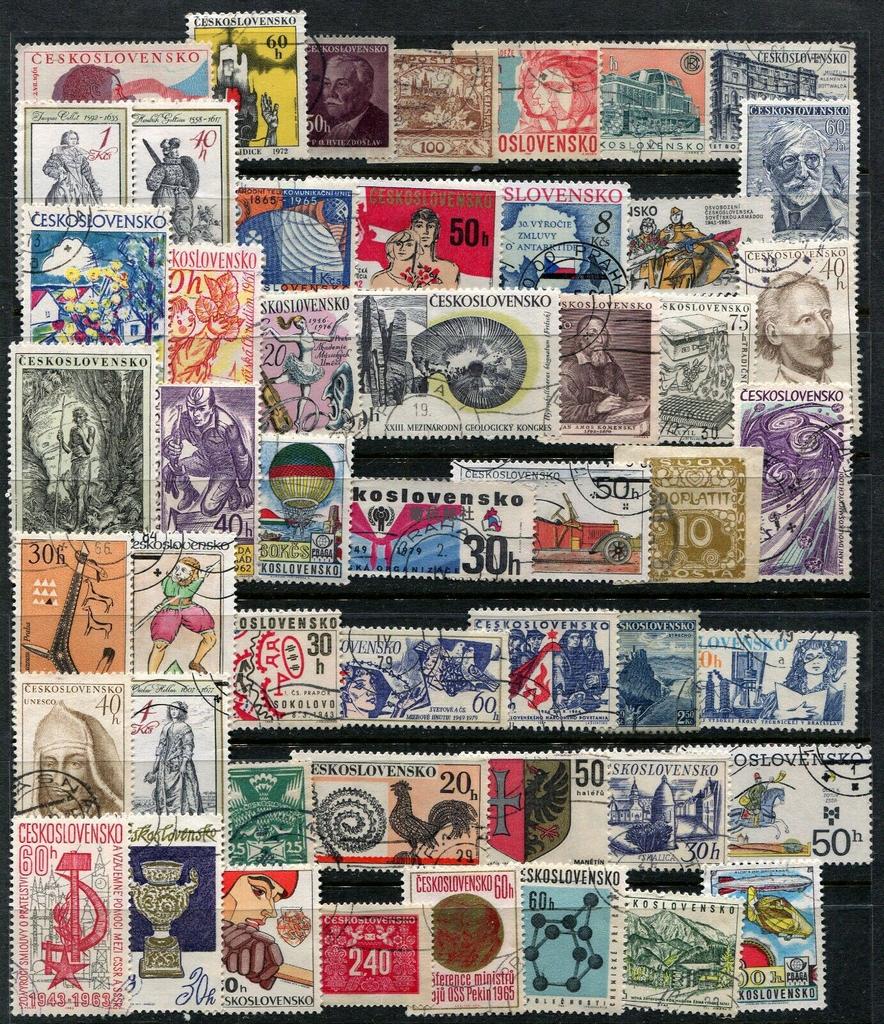 Tschechoslowakische Briefmarken Porto 50 Verschiedene Echte Gestempelte Postmarken Sammlerbriefmarken Für Scrapbooking Zubehör