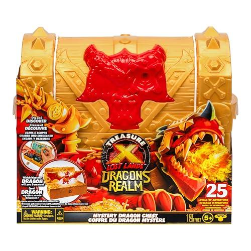 Treasure X Lost Lands Mystery Chest | Unlock and reveal over 25 surprises! Smash dragon blocks, solve puzzles, and insert dragon eyes for the ultimate
