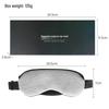 Changzhi USB Heated Leather Eye Mask with Hot/Cold Packs - Cartoon Design, Light Blocking, and Non-stick Makeup Protector