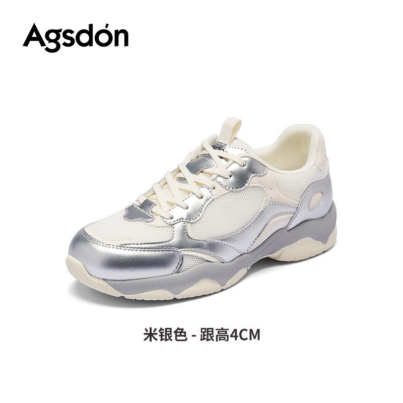 Augustine dad shoes women's 2025 new autumn outdoor hiking shoes platform casual little white sports shoes