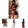 Elegante Mono Ninja Cosplay para Mujer para Disfraz de Halloween y Ropa de Fiesta
