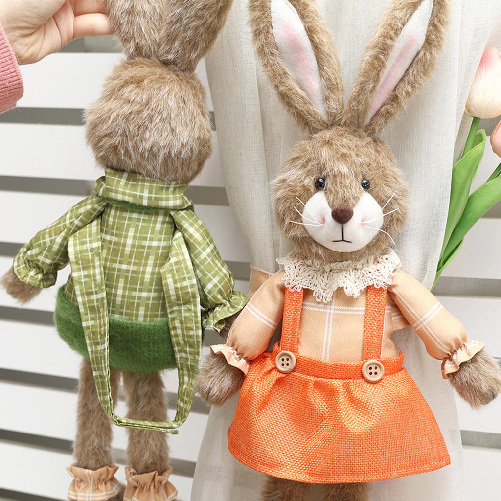 Decorative Curtain Tiebacks Rabbit Curtain Buckles Rope Curtain Holdbacks,Drapery Holders Curtain Tie Back for Home