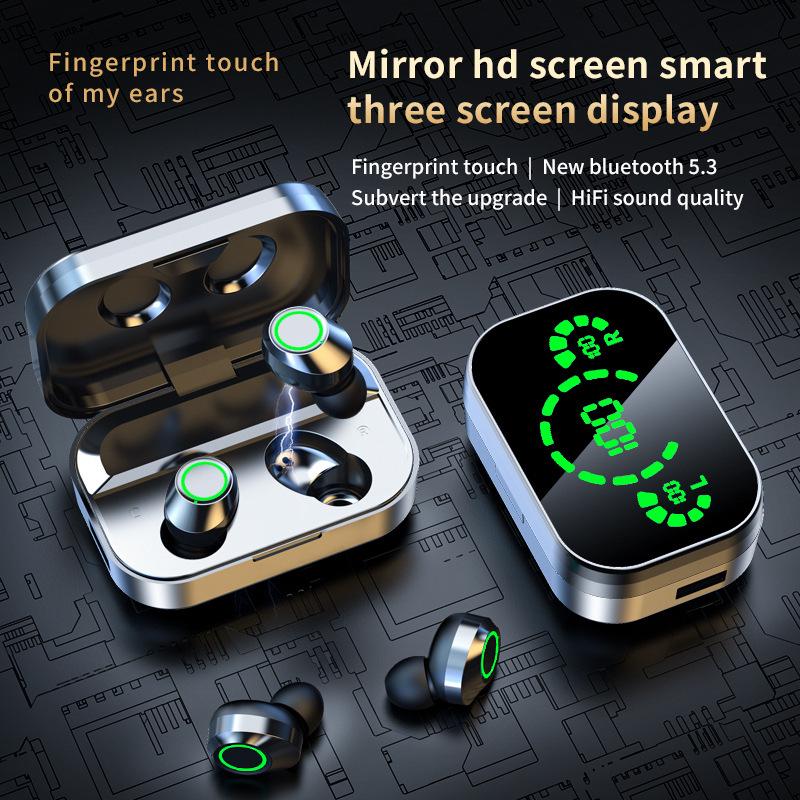 

YD03 YD04 Wireless Bluetooth Earbuds - TWS In-ear Sports Headset with Large Screen and Long Battery Life