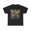 Unisex Adult T Shirt Clockwork Butterflies Chrome Gears Art Deco NEW Tee Graphic