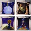 Little Prince Cushion Cover Decor France Anime Cartoon Print Pillow Case for Sofa Home Children Room Soft Plush Throw Pillowcase