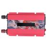 Car Power Inverter DC to AC Fast Heat Dissipation LCD Display 2.0 USB Port Solar Sine Wave Car Power Inverter 2000W Red