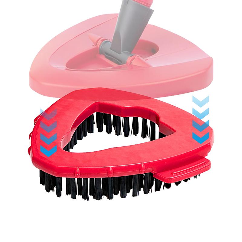 

Triangle Rotating Mop Scrub Brush Head Multi-Functional SnapOn Scrub Head Floor Cleaners For Easy Floor Cleaning CHINA