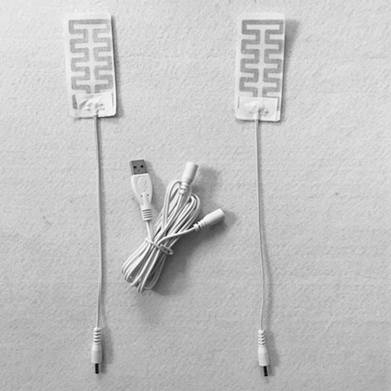 USB-Heizfolie für den Außenbereich, Winter-Elektropads, Füße, Handschuhe, Heizelement, Folienheizung, Pads für Motorradhandschuhe
