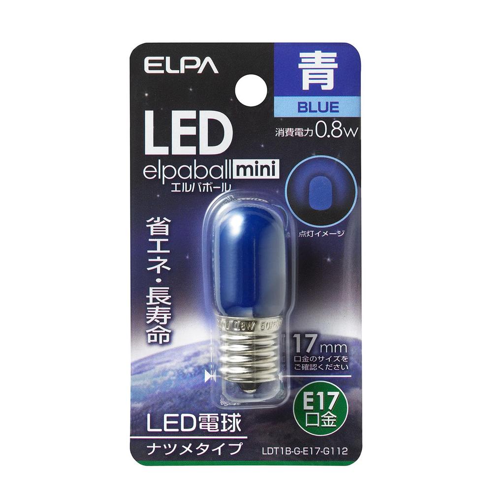 Asahi Electric ELPA LED Miniature Bulb E17 LDT1B-G-E17-G112