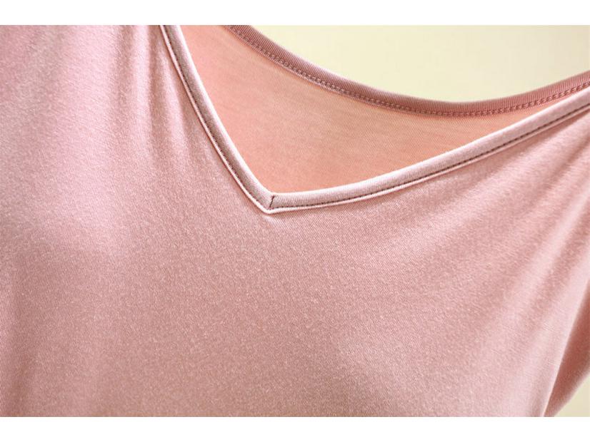 Women's Summer V-Neck Padded Camisole - Slimming Sleeveless Base Layer Top