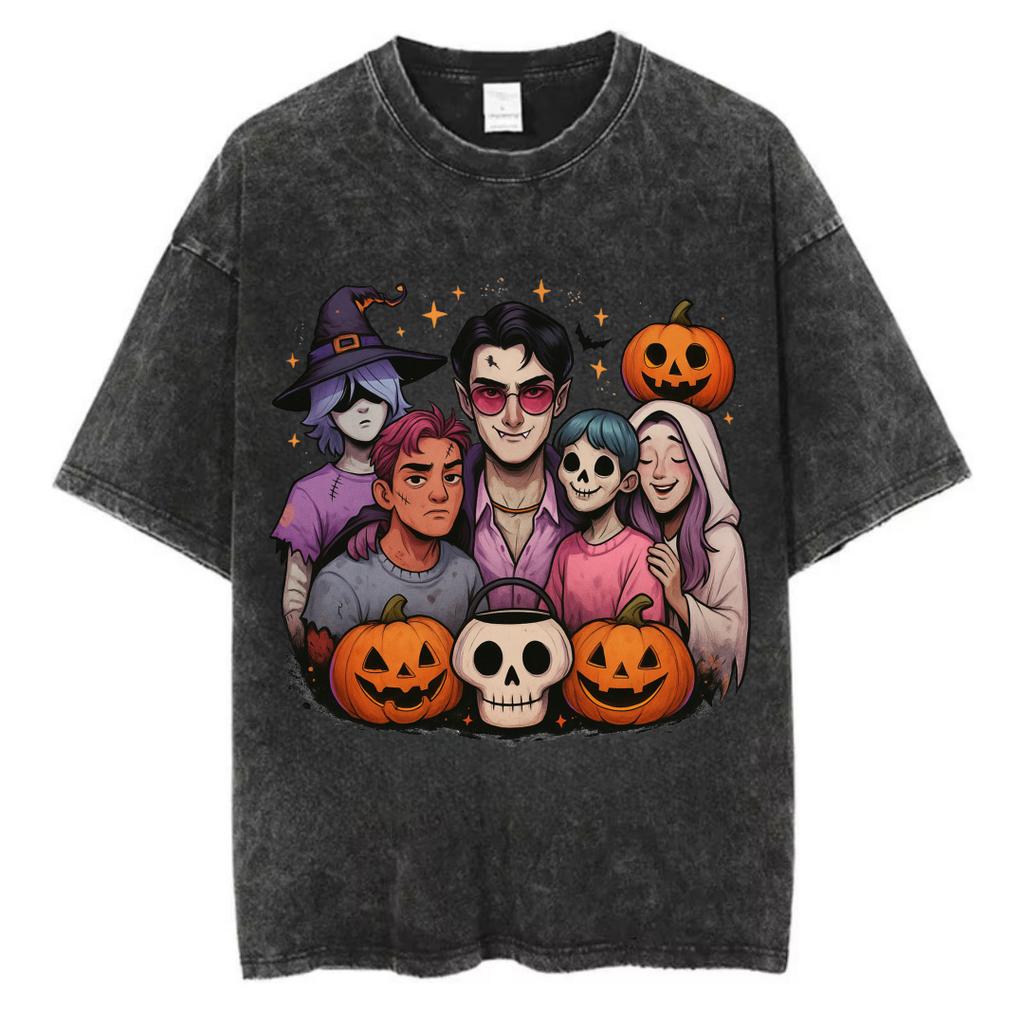 Women Kpop Anime Demon Hunters Huntrix Girls Fashion T-Shirts Women Aesthetic Manga T-shirt Oversized Cotton Street T Shirt