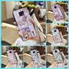 Shockproof Soft Case Phone Case For Oukitel WP6 Kickstand Wristband Dirt-resistant Lanyard Silicone Ring Cute Cartoon
