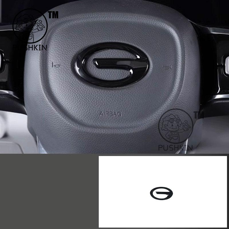 For  Trumpchi GAC GS3 Emzoom 2024 2025 3D ABS Sticker Car Front Emblem Badge Decals Black Badge Logo Emblem Cover Car-Styling