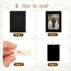 KALIONE 20pcs Paper Photo Frames, 4x6 Inch Photo Strip Frame Hanging Photos Display Banner, Picture String with Clips, Photos Holder for Wall,
