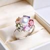 Natural Freshwater Pearl Rings For Women Fashion Female Ring Pearl Jewelry Adjustable Ring