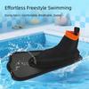 Wrapped Feet Design Snorkel Split Swim Flippers Full Foot Snorkeling Fins  Freestyle Training