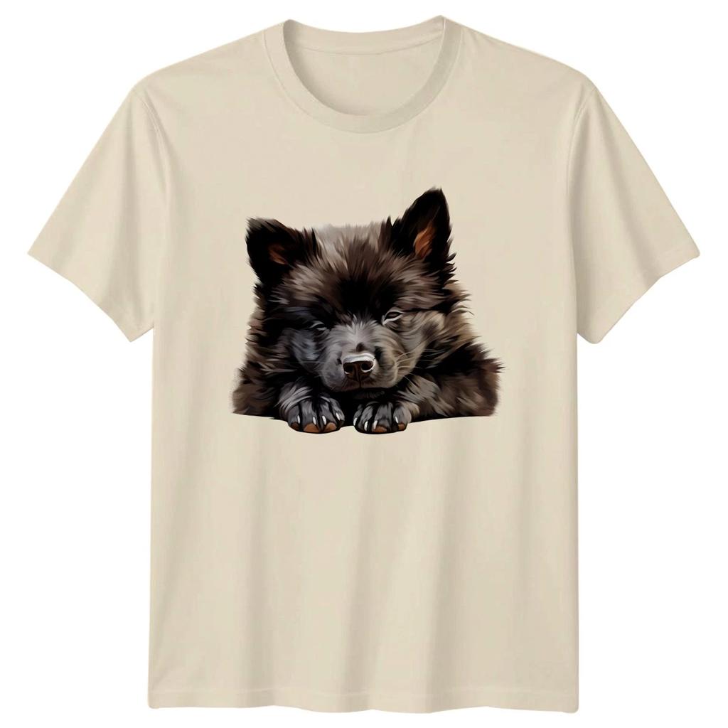 Sleeping Puppy Dog Animals Puppies Mens T-Shirt Womens Tee Graphic Unisex Top