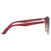 RayBan Temple Logo Injection Molded Round Sunglasses Kids Red