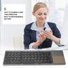 Wireless Keyboard Folding Pocket Size Keypad with Touchpad For Tablets Pad For 40Hrs Long Battery Service For Tablet PC