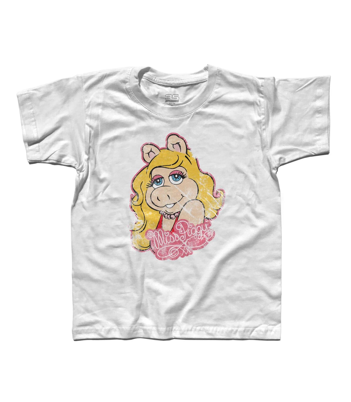 

T-Shirt Bébé Cochonne Amica De Grenouille Kermit Piggy Muppets 150