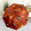 1pc Corgi Fall Automatic Open/Close Exquisite Umbrella - Compact Travel Umbrella, 8-Rib Heavy-Duty Construction, Ideal Gift, Outdoor Accesso