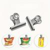 6pcs Stainless Steel Food Bag Chip Clips Reusable Seal for Office School Home Kitchen Storage Boxes & Home Decor