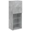 TV Cabinet with LED Lights Concrete Grey 40.5 x 30 x 102 cm