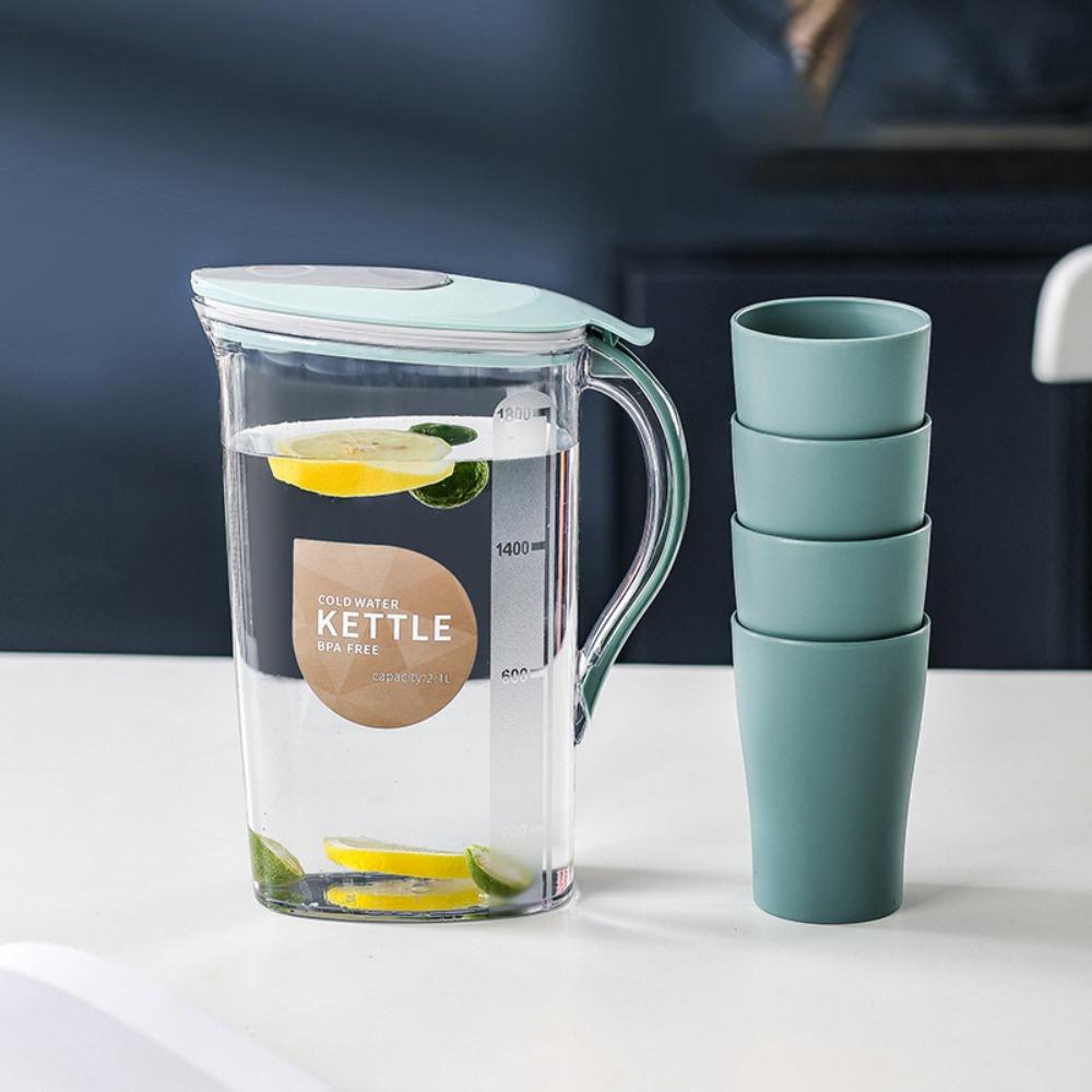 Heat Resisttant Water Pitcher Large Capacity Water Pot BPA Free Water Jug  Dinning Room