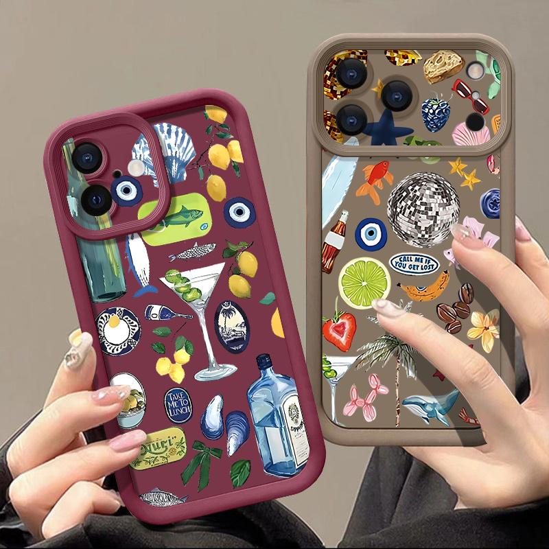 Soft TPU Phone Case For iPhone 17 Pro 15 16 Pro Max 14 13 Pro Max 16e 17e Shockproof Starfish Pattern Silicone Protect Cover
