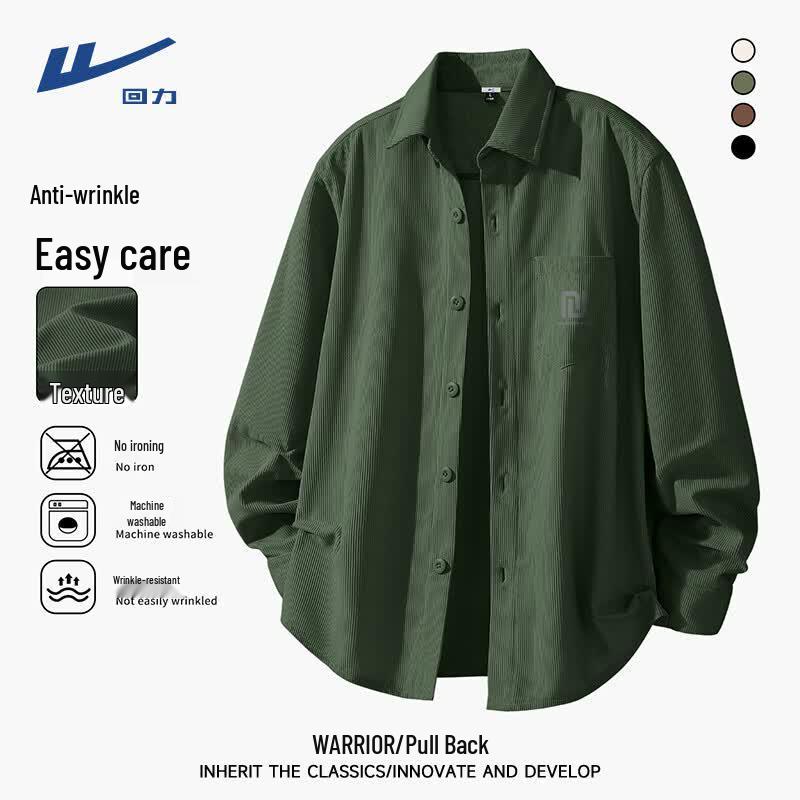 Warrior Men s Corduroy Long-Sleeve Shirt L