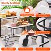 For 3-Tier Plastic Serving Tray Dessert Server Display Serving Stand Dinnerware with 3 Rectangular Plastic Serving Platters Meta