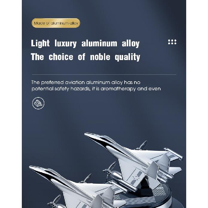 Car Air Freshener Solar Fighter Propeller Flavoring Fragrance Decoration Car Interior Accessories Men And Women Perfume