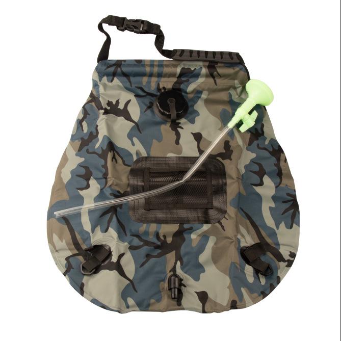 

20L Solar Heated Camping Shower Bag - Portable Outdoor Shower Solution 20L камуфляжный