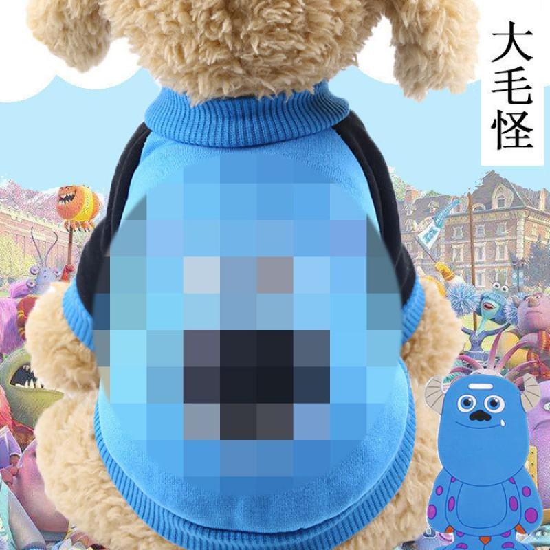 Pet Dog Hoodie Winter Warm Fleece Sweatshirt Teddy Corgi Small Medium Dogs New Festive Cartoon Design