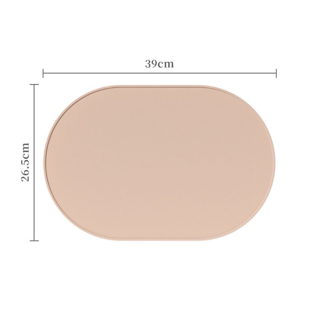 Food Grade Silicone Dining Mat Heat Resistant Solid Color Insulated Placemats Anti Scald High Temperature Resistan