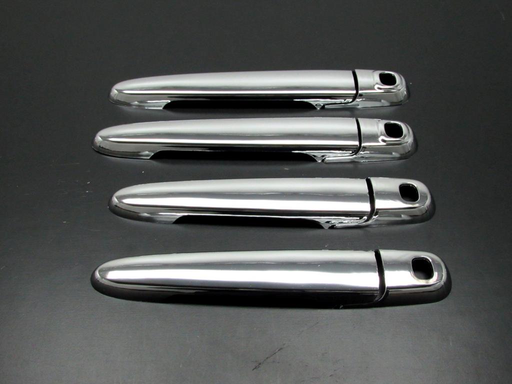 BRIGHTZ Chrome Door Handle F Set for Tanto Custom Compatible with LA Tanto Part Number 21564 Covers, Knobs, LA600S/LA610S