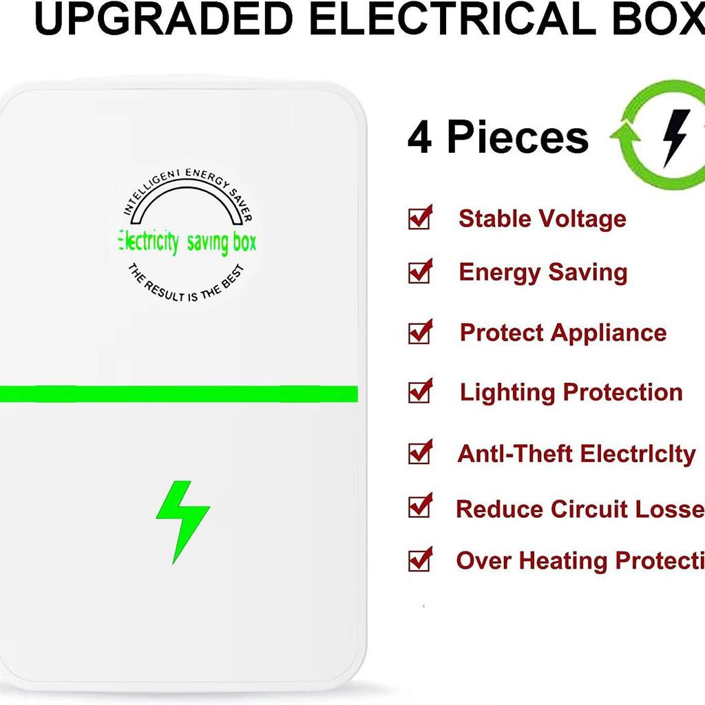 Smart Energy Saving Box, Plug-In Energy Saver