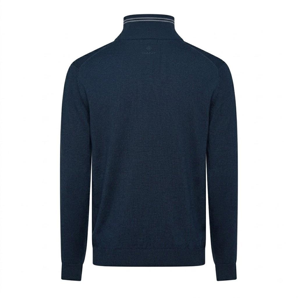 Gant Mens Textured Cotton Fleece Jacket