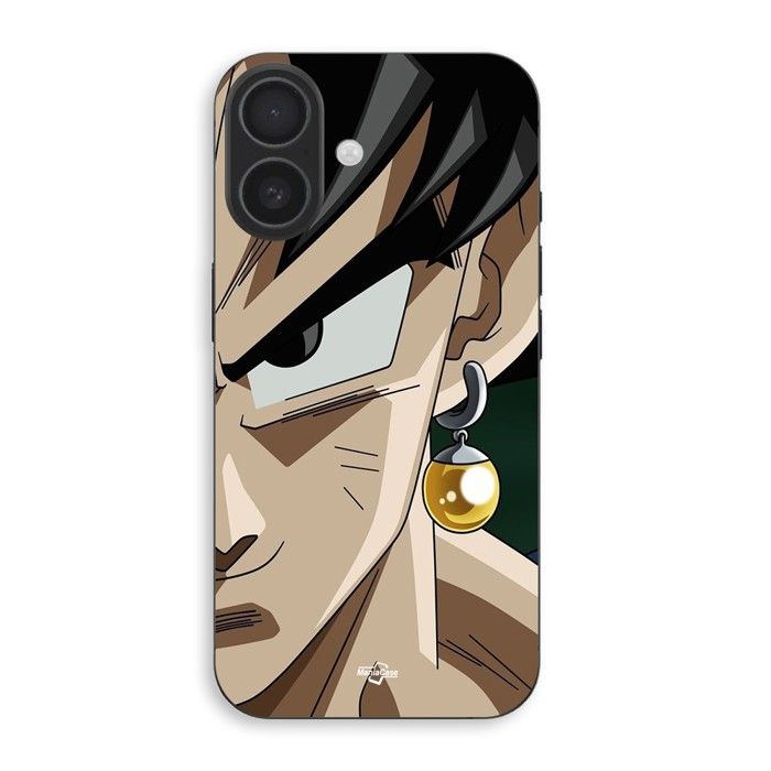 Coque de téléphone - MANIACASE - Iphone 16 Plus - Dragon Ball Goku Vegeto - Silicone - Souple