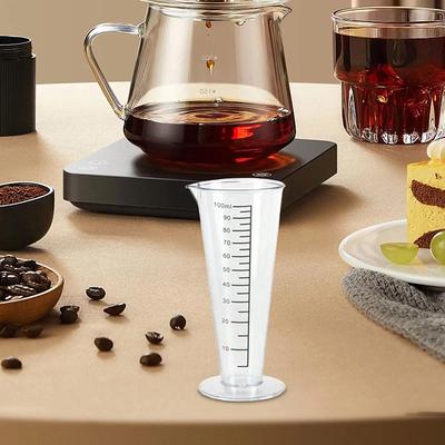 100Ml Food-Grade Acrylic Measuring Cup With Scale - Bpa-Free, Perfect For Kitchen & Restaurant Use