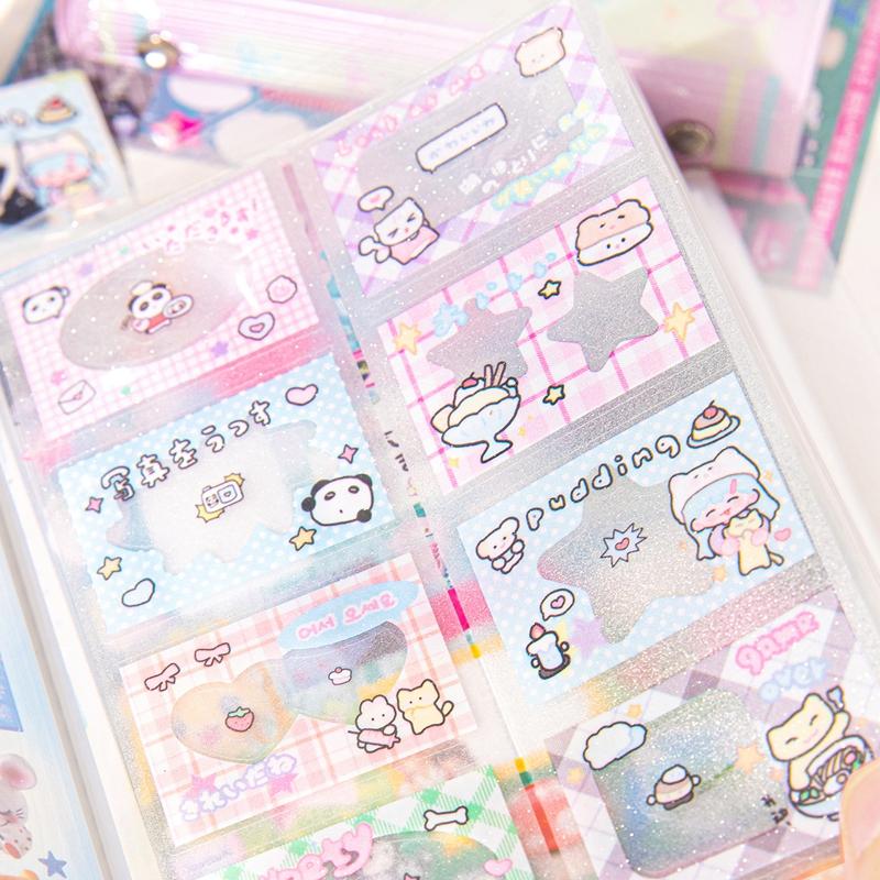 Ins Cute Border Frame Decoration Adhesive Tape PET Die Cutting Tape Handbook DIY Scrapbooking Journal Collage Material Stickers