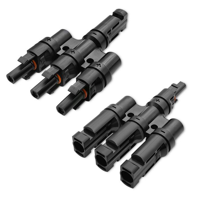 Qoltec Solarstecker | MC4-Stecker | Typ T | 1000V | 30A | Set