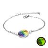 Stylish Cosmic Galaxy Charm Bracelet Handmade Synthetic Leather Unisex Gift