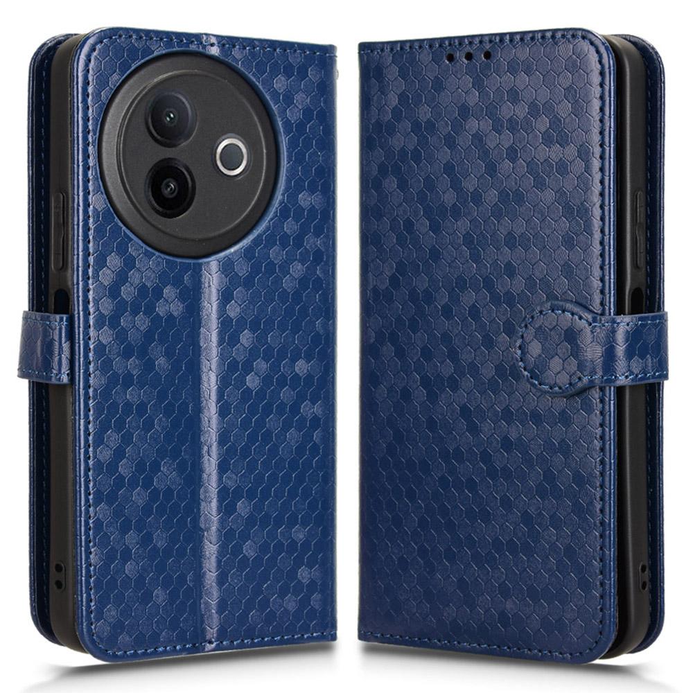 For Vivo Y39 5G/Y300i 5G Wallet Case Dot Pattern Imprint PU Leather Phone Cover
