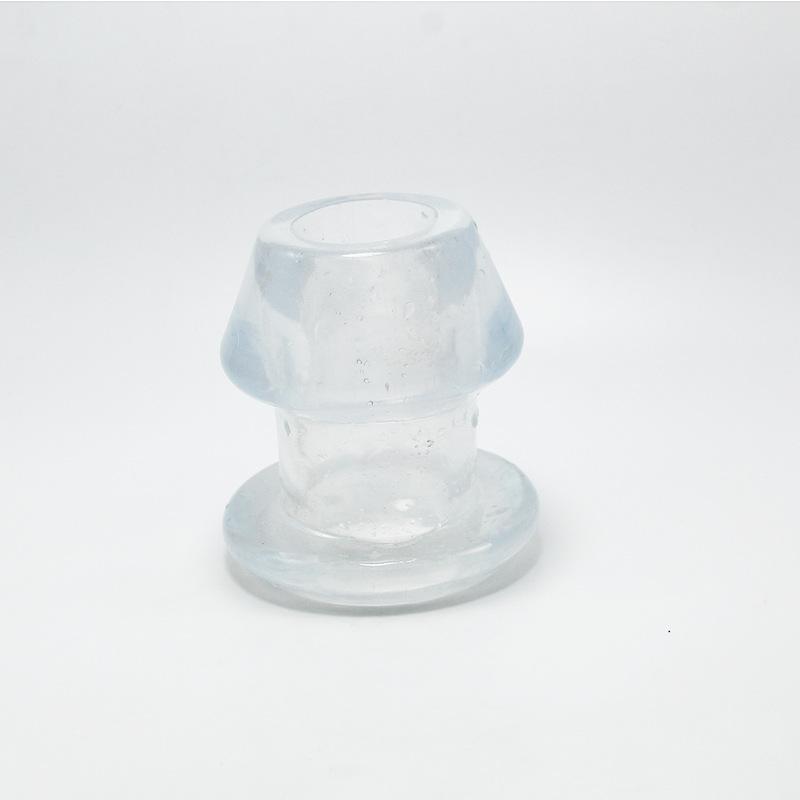 Hollow Anal Plug Silicone Prostate Massage Vaginal Anal Dilator Anus Speculum Large Butt Plug Treatment Massager Sex Toy For